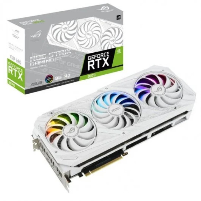 ASUS ROG Strix GeForce RTX 3070 V2 White LHR 8GB GDDR6