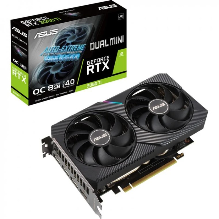 Asus Dual RTX 3060 Ti OC Edition V2 LHR 8GB GDDR6