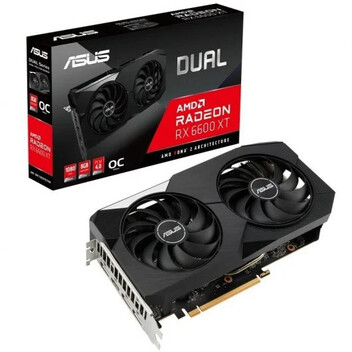 Asus AMD Radeon RX 6600 XT Dual OC Edition 8 GB GDDR6 Asus AMD Radeon RX 6600 XT Dual OC Edition 8 GB GDDR6