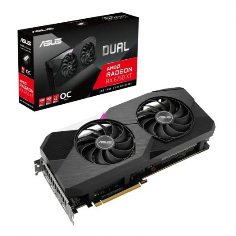 ASUS Dual Radeon RX 6750XT OC Edition 12GB GDDR6