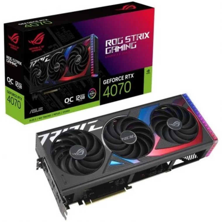 ASUS ROG Strix GeForce RTX 4070 OC Edition 12GB GDDR6X DLSS 3