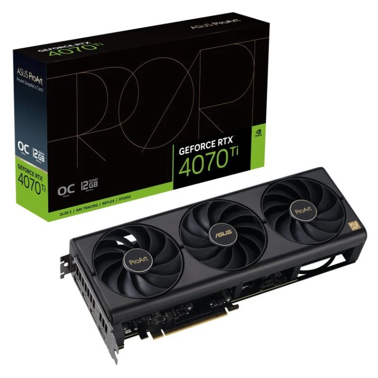 ASUS ProArt GeForce RTX 4070 Ti OC 12GB GDDR6X DLSS3