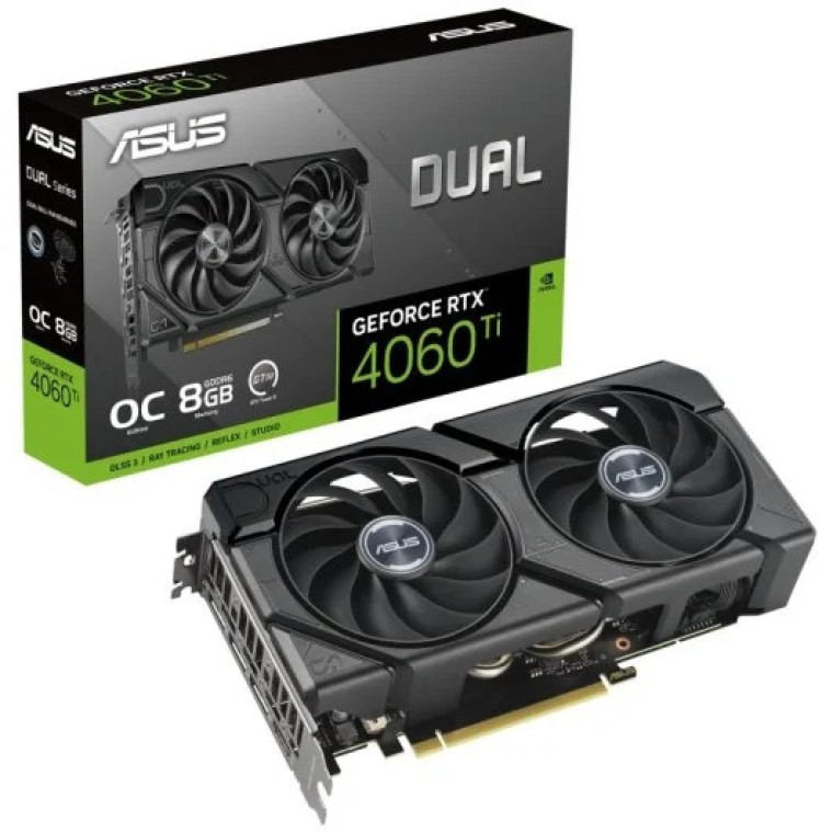 ASUS Dual GeForce RTX 4060 Ti EVO OC Edition 8GB GDDR6 DLSS3