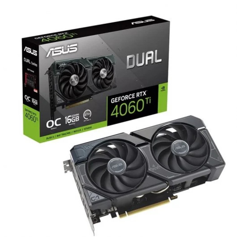 ASUS Dual GeForce RTX 4060 Ti OC Edition 16GB GDDR6 DLSS3