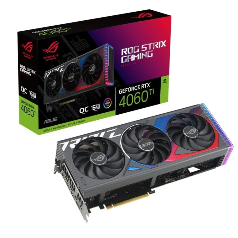 ASUS ROG Strix GeForce RTX 4060 Ti OC Edition 16GB GDDR6 DLSS3