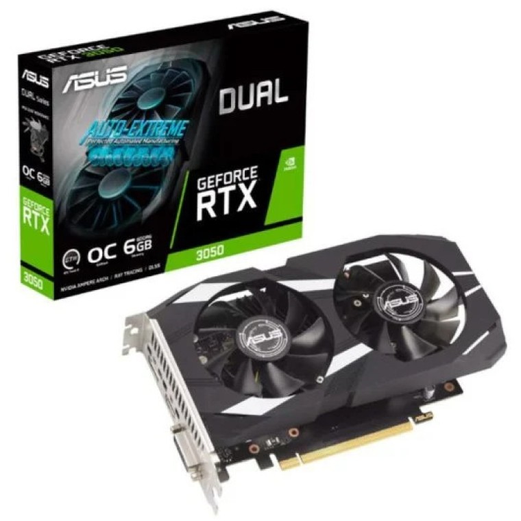 ASUS Dual GeForce RTX 3050 OC Edition 6GB GDDR6