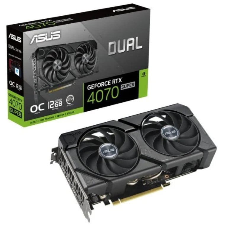 ASUS Dual GeForce RTX 4070 SUPER EVO OC Edition 12GB GDDR6X DLSS3