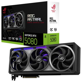 Tarjeta Gráfica ASUS ROG Astral GeForce RTX 5080 OC 16GB GDDR7 Reflex 2 RTX AI DLSS4
