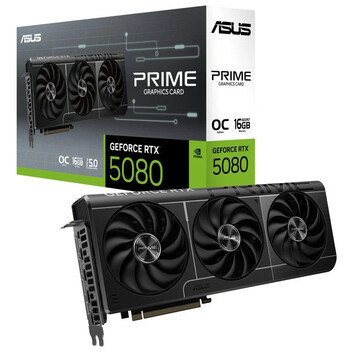Tarjeta Gráfica ASUS PRIME GeForce RTX 5080 16GB GDDR7 Reflex 2 RTX AI DLSS4 Tarjeta Gráfica ASUS PRIME GeForce RTX 5080 16GB GDDR7 Reflex 2 RTX AI DLSS4