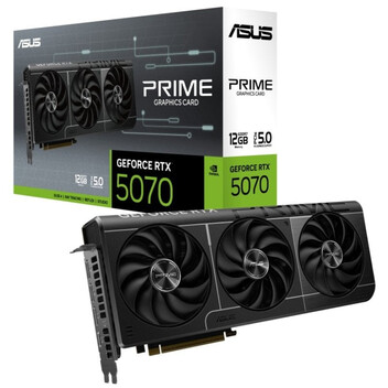 Tarjeta Gráfica ASUS PRIME GeForce RTX 5070 12GB GDDR7 Reflex 2 RTX AI DLSS4