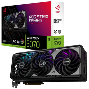 Tarjeta Gráfica ASUS ROG STRIX GeForce RTX 5070 OC 12GB GDDR7 Reflex 2 RTX AI DLSS4 Tarjeta Gráfica ASUS ROG STRIX GeForce RTX 5070 OC 12GB GDDR7 Reflex 2 RTX AI DLSS4