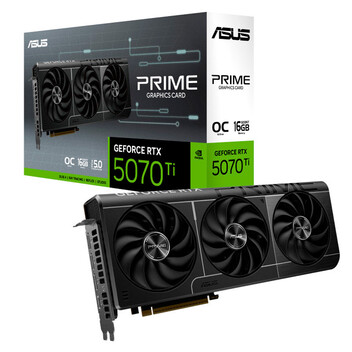 Tarjeta Gráfica Asus Prime GeForce RTX 5070 Ti OC 16GB GDDR7 DLSS4 Tarjeta Gráfica Asus Prime GeForce RTX 5070 Ti OC 16GB GDDR7 DLSS4