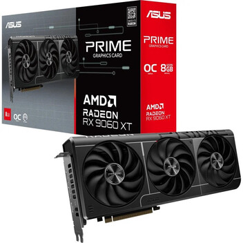 Tarjeta Gráfica ASUS PRIME AMD Radeon RX 9060 XT OC 8GB GDDR6 FSR 4