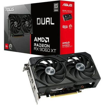 Tarjeta Gráfica ASUS DUAL AMD Radeon RX 9060 XT 8GB GDDR6 FSR 4