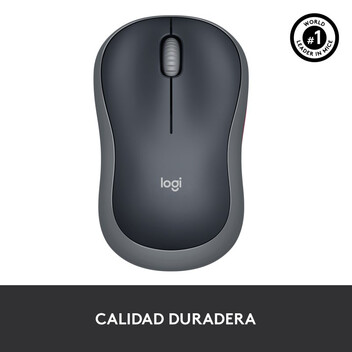 Logitech M185 Ratón Inalámbrico 1000DPI Gris