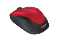 Logitech M235 Ratón Inalámbrico 1000DPI Rojo