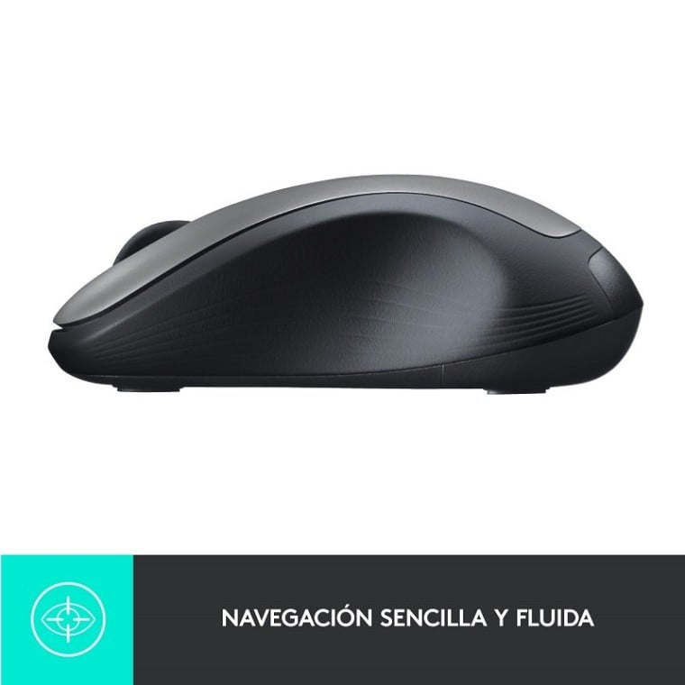 Logitech M310 Ratón Inalámbrico Óptico 1000 DPI Gris