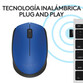 Logitech M171 Ratón Inalámbrico Azul