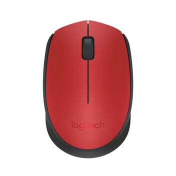Logitech M171 Ratón Inalámbrico Rojo