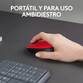 Logitech M171 Ratón Inalámbrico Rojo