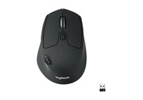 Logitech M720 Triathlon Ratón Inalámbrico Negro 1000DPI