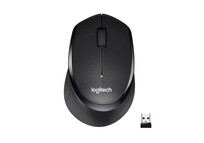 Logitech M330 Silent Plus Ratón Inalámbrico Negro 1000DPI
