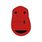 Logitech M330 Silent Plus Ratón Inalámbrico Rojo 1000DPI
