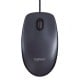 Logitech M100 Ratón Óptico Ambidestro 1000DPI Negro