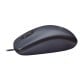 Logitech M100 Ratón Óptico Ambidestro 1000DPI Negro