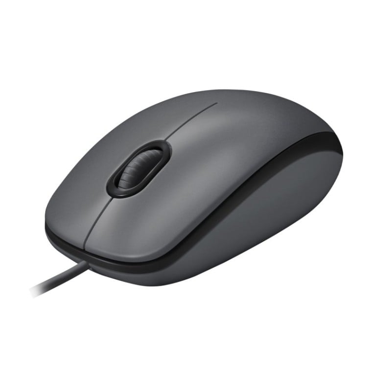 Logitech M100 Ratón Óptico Ambidestro 1000DPI Negro