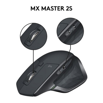 Logitech MX Master 2S Ratón Inalámbrico Negro 1000DPI Logitech MX Master 2S Ratón Inalámbrico Negro 1000DPI