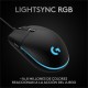 Logitech G Pro Ratón Gaming RGB 25600DPI Negro