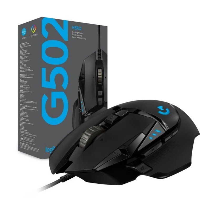 Logitech G502 Hero Ratón Gaming 25600DPI