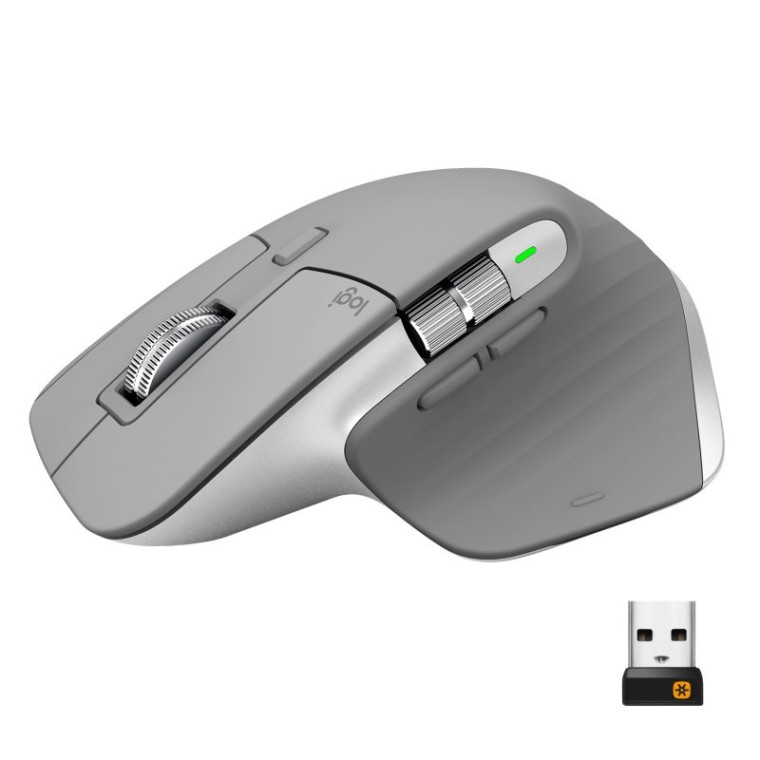 Logitech MX Master 3 Ratón Inalámbrico Avanzado 4000DPI Plata