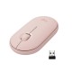 Logitech Pebble M350 Ratón Óptico Inalámbrico Rosa