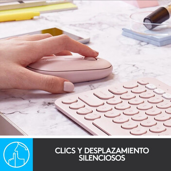 Logitech Pebble M350 Ratón Óptico Inalámbrico Rosa Logitech Pebble M350 Ratón Óptico Inalámbrico Rosa