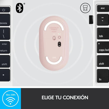 Logitech Pebble M350 Ratón Óptico Inalámbrico Rosa Logitech Pebble M350 Ratón Óptico Inalámbrico Rosa