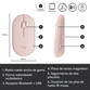 Logitech Pebble M350 Ratón Óptico Inalámbrico Rosa Logitech Pebble M350 Ratón Óptico Inalámbrico Rosa