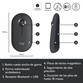Logitech Pebble M350 Ratón Óptico Inalámbrico Grafito Logitech Pebble M350 Ratón Óptico Inalámbrico Grafito