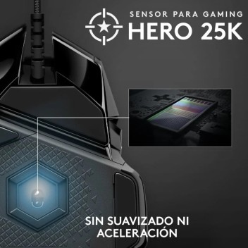 Logitech G502 Hero Special Edition Ratón Gaming 25600DPI Logitech G502 Hero Special Edition Ratón Gaming 25600DPI