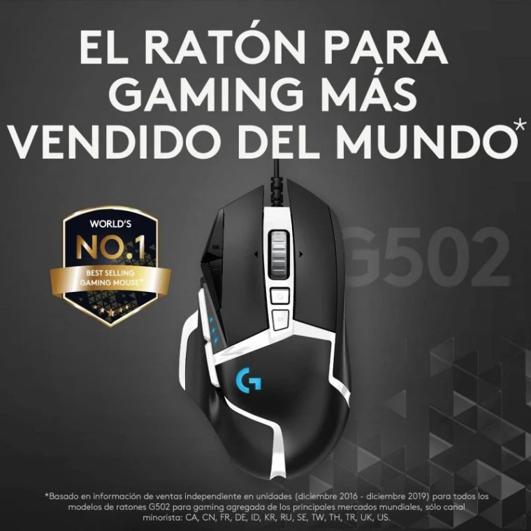 Logitech G502 Hero Special Edition Ratón Gaming 25600DPI