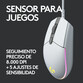 Logitech G203 Lightsync 2nd Gen Ratón Gaming 8000DPI RGB Blanco