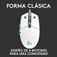 Logitech G203 Lightsync 2nd Gen Ratón Gaming 8000DPI RGB Blanco
