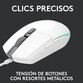 Logitech G203 Lightsync 2nd Gen Ratón Gaming 8000DPI RGB Blanco