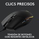 Logitech G G102 LightSync Ratón Gaming 8000DPI Negro