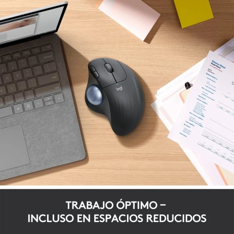 Logitech Ergo M575 Ratón Trackball Inalámbrico 2000DPI Gris