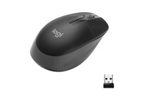 Logitech M190 Ratón Inalámbrico Full Size 1000DPI Gris