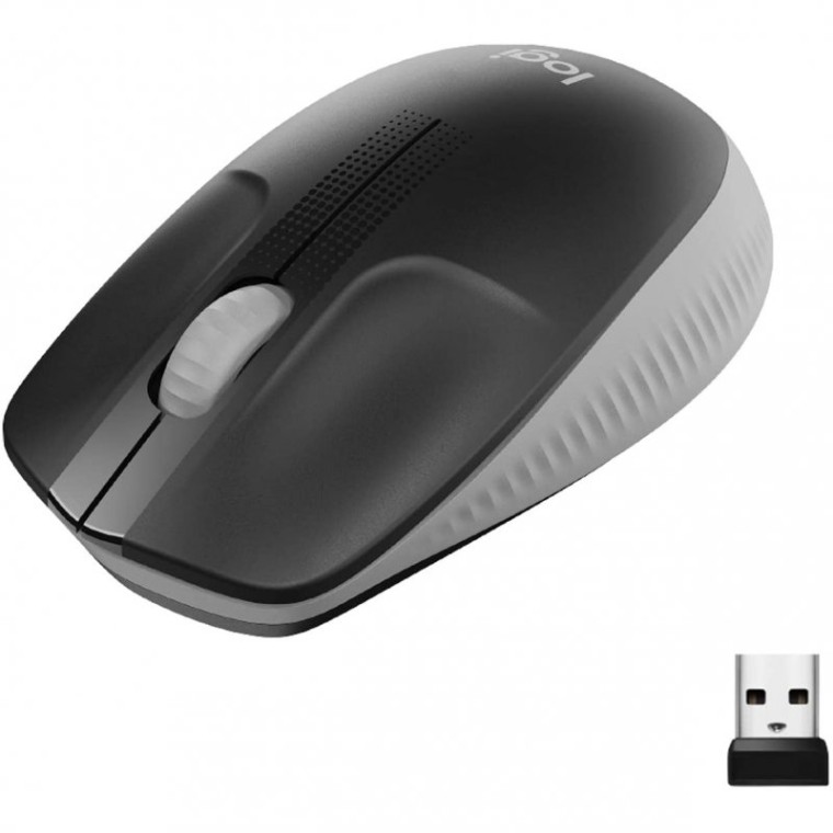 Logitech M190 Ratón Inalámbrico 1000DPI Gris