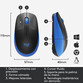 Logitech M190 Ratón Inalámbrico Full Size 1000DPI Azul Logitech M190 Ratón Inalámbrico Full Size 1000DPI Azul