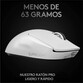 Logitech Pro X Superlight Ratón Gaming 25600DPI Blanco